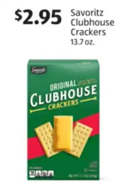 Aldi Savoritz Clubhouse Crackers offer
