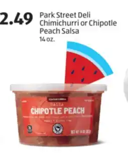 Aldi Park Street Deli Chimichurri or Chipotle Peach Salsa offer