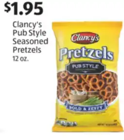 Aldi Clancy's Pub Style Seasoned Pretzels offer
