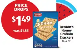 Aldi Benton's Honey Graham Crackers offer
