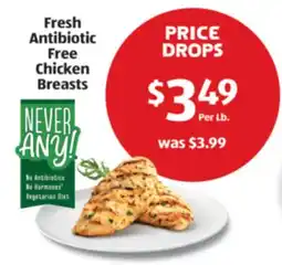 Aldi Fresh Antibiotic Free Chicken Breasts offer