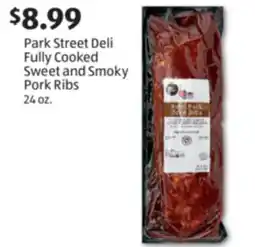 Aldi Park Street Deli Fully Cooked Sweet and Smoky Pork Ribs offer