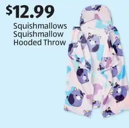 Aldi Squishmallows Squishmallow Hooded Throw offer