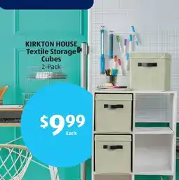 Aldi KIRKTON HOUSE Textile Storage Cubes offer