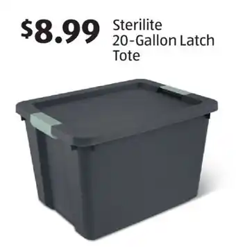 Aldi Sterilite 20-Gallon Latch Tote offer