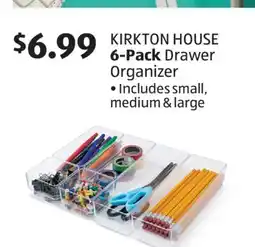 Aldi KIRKTON HOUSE 6-Pack Drawer Organizer offer