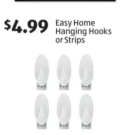 Aldi Easy Home Hanging Hooks or Strips offer