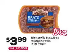 Grocery Outlet Johnsonville Brats, 19 oz offer