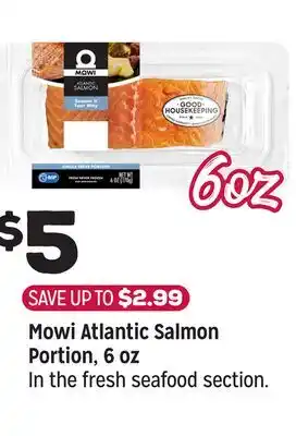 Grocery Outlet Mowi Atlantic Salmon Portion, 6 oz offer