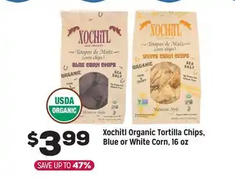 Grocery Outlet Xochitl Organic Tortilla Chips, Blue or White Corn, 16 oz offer