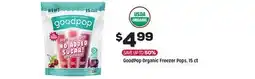 Grocery Outlet GoodPop Organic Freezer Pops, 15 ct offer