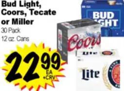 Superior Grocers Bud Light, Coors, Tecate or Miller offer