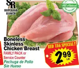 Superior Grocers Boneless Skinless Chicken Breast offer