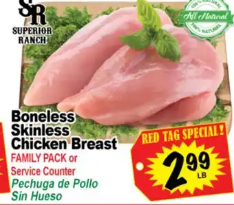 Superior Grocers Boneless Skinless Chicken Breast offer