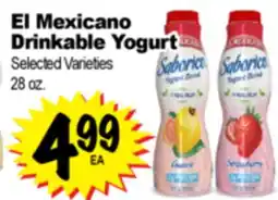 Superior Grocers El Mexicano Drinkable Yogurt offer
