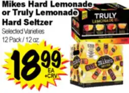 Superior Grocers Mikes Hard Mikes Hard Lemonade or Truly Lemonade or Truly Lemonade Hard Seltzer offer