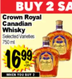 Superior Grocers Crown Royal Canadian Whisky offer
