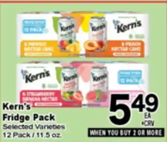 Superior Grocers Kern's Fridge Pack offer