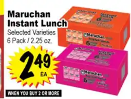 Superior Grocers Maruchan Instant Lunch offer
