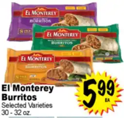 Superior Grocers El Monterey Burritos offer