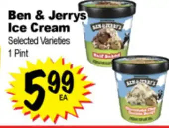 Superior Grocers Ben & Jerrys Ice Cream offer