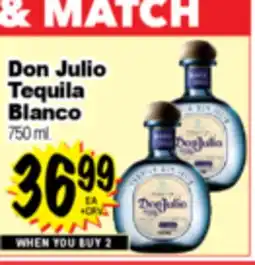 Superior Grocers Don Julio Tequila Blanco offer