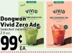 Superior Grocers Dongwon Vivid Zero Ade offer