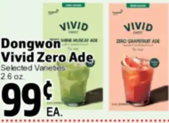Superior Grocers Dongwon Vivid Zero Ade offer
