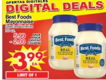 Superior Grocers Best Foods Mayonnaise offer