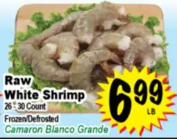 Superior Grocers Raw White Shrimp offer