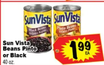 Superior Grocers Sun Vista Beans Pinto or Black offer