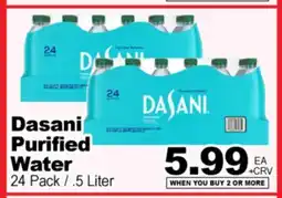 Superior Grocers Dasani Purified Water offer