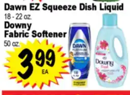 Superior Grocers Dawn EZ Squeeze Dish 18-22 oz., Downy Fabric Softener Fabric Softener 50 oz offer