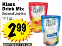 Superior Grocers Klass Drink Mix offer