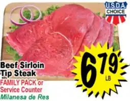 Superior Grocers Beef Sirloin Tip Steak offer