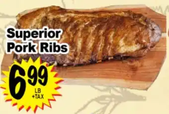 Superior Grocers Superior Pork Ribs offer