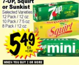 Superior Grocers 7-UP, Squirt or Sunkist offer
