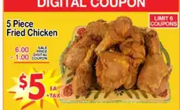 Superior Grocers 5 Piece Fried Chicken offer