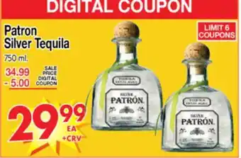 Superior Grocers Patron Silver Tequila offer