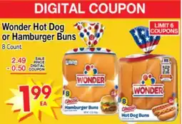 Superior Grocers Wonder Hot Dog or Hamburger Buns offer