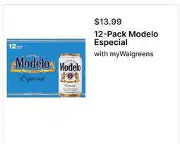 Walgreens 12-Pack Modelo Especial offer