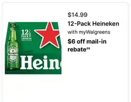 Walgreens 12-Pack Heineken offer