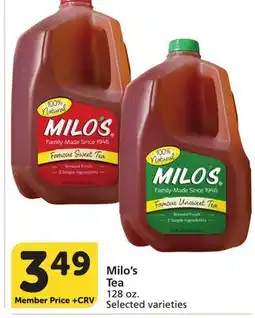 Albertsons Milo's Tea offer
