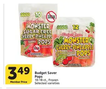 Albertsons Budget Saver Pops offer