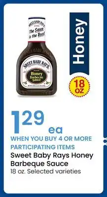 Albertsons Sweet Baby Rays Honey Barbeque Sauce offer