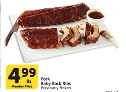 Albertsons Pork Baby Back Ribs offer