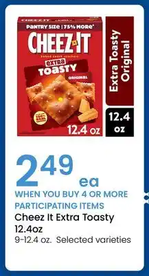 Albertsons Cheez It Extra Toasty 12.4oz offer