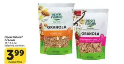 Albertsons Open Nature Granola offer