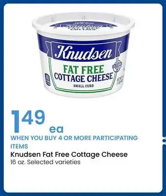Albertsons Knudsen Fat Free Cottage Cheese offer