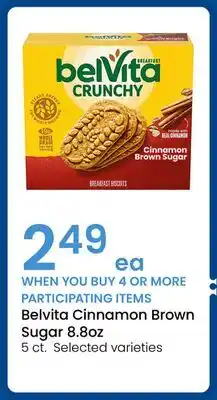 Albertsons Belvita Cinnamon Brown Sugar 8.8oz offer